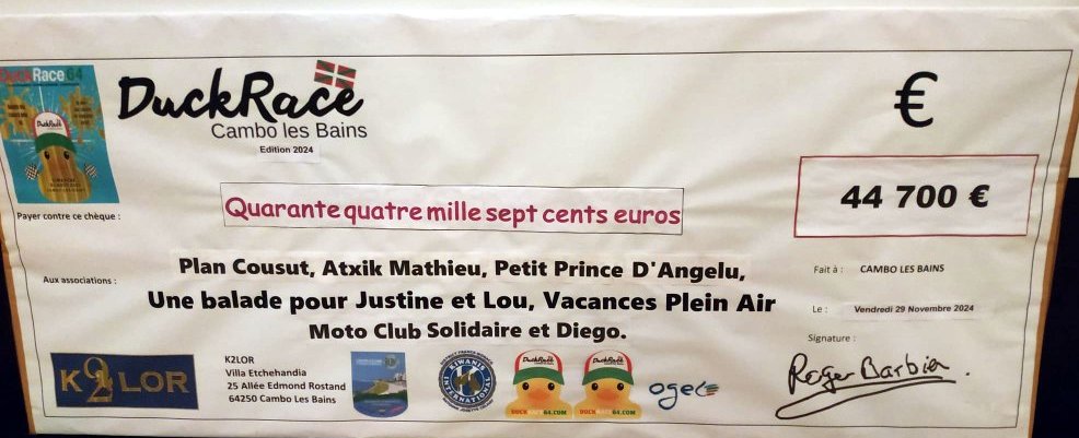 Dons aux associations